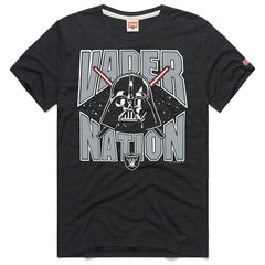 Las Vegas Raiders Homage Unisex Star Wars x NFL Tri-Blend T-Shirt Charcoal - NFL