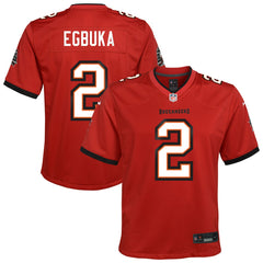 Emeka Egbuka Tampa Bay Buccaneers Youth Team Game Jersey Red - Nike