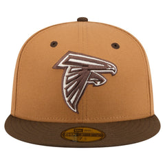 Atlanta Falcons New Era Two-Tone Walnut 59FIFTY Fitted Hat Light Brown/Dark Brown - NFL