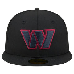 Washington Commanders New Era Color Pop 59FIFTY Fitted Hat Black - NFL