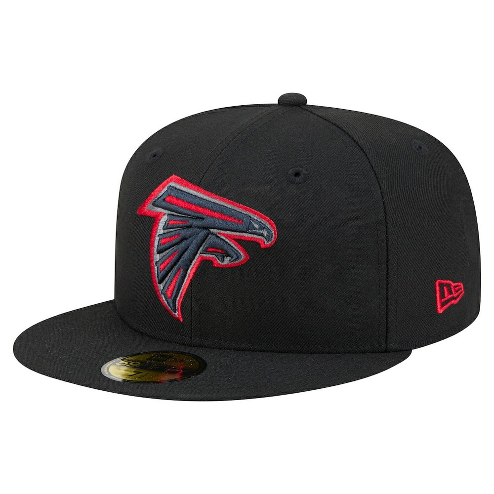 Atlanta Falcons New Era Color Pop 59FIFTY Fitted Hat Black - NFL