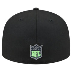 Seattle Seahawks New Era Color Pop 59FIFTY Fitted Hat Black - NFL