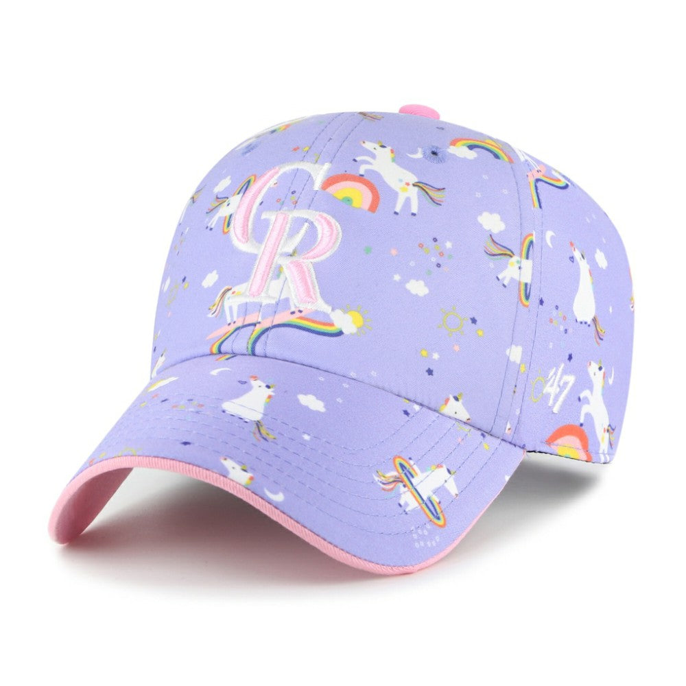 Colorado Rockies '47 Girls Youth Unicorn Clean Up Adjustable Hat discount