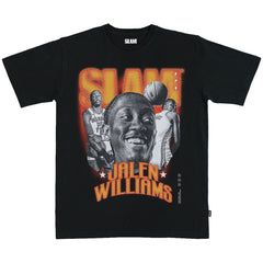 NBA - Jalen Williams Oklahoma City Thunder SLAM Unisex Slam Remix Heavyweight T-Shirt - Black