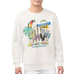 Los Angeles Chargers Margaritaville Gameday Party Fleece Sweatshirt Cream - NFL