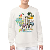 Green Bay Packers Margaritaville Gameday Party Fleece Sweatshirt Cream - NFL