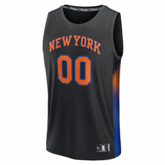 Fanatics - New York Knicks Fastbreak Custom Jersey - Statement Edition - Black