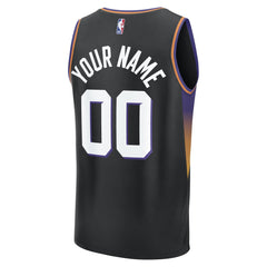 Fanatics - Phoenix Suns Youth Fastbreak Custom Jersey - Statement Edition - Black
