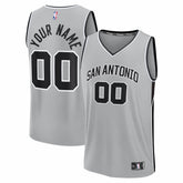 Fanatics - San Antonio Spurs Youth Fastbreak Custom Jersey - Statement Edition - Silver