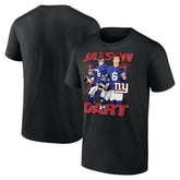 Jaxson Dart New York Giants Notorious Graphic T-Shirt Black - NFL