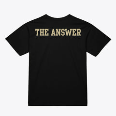 Mitchell & Ness - Allen Iverson Philadelphia 76ers Unisex Blockbuster Player Graphic T-Shirt - Black
