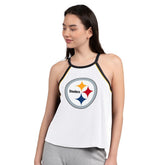 Pittsburgh Steelers G-III 4Her by Carl Banks Women's Redemption Win Slub Tank Top White - NFL