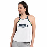 Seattle Seahawks G-III 4Her by Carl Banks Women's Redemption Win Slub Tank Top White - NFL
