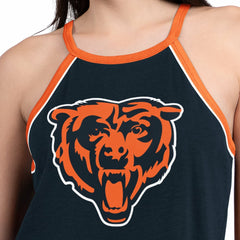 Chicago Bears G-III 4Her by Carl Banks Women's Redemption Win Slub Tank Top Navy - NFL