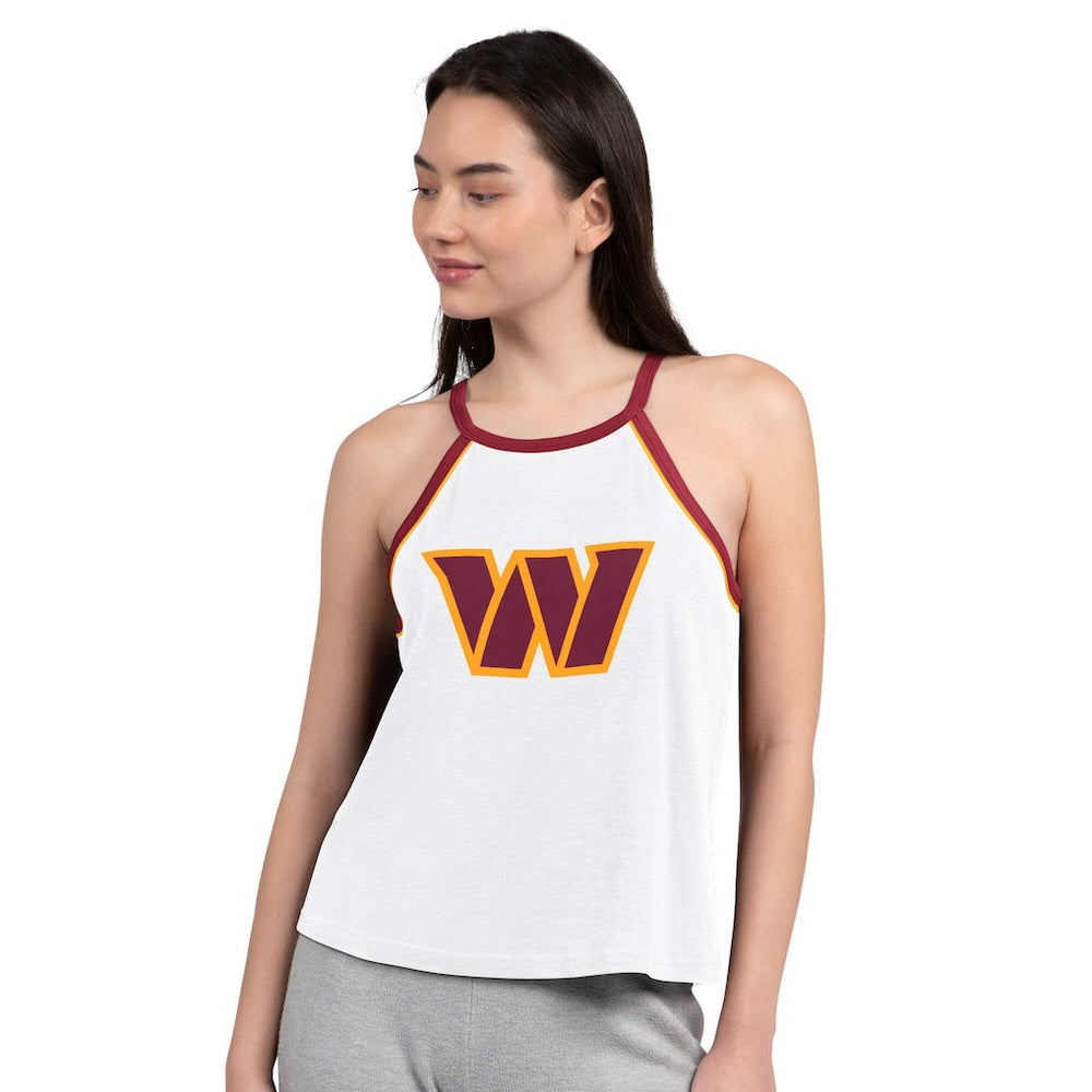 Washington Commanders G-III 4Her by Carl Banks Women's Redemption Win Slub Tank Top White - NFL