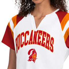 Tampa Bay Buccaneers Starter Women's Game On Notch Neck T-Shirt White - NFL