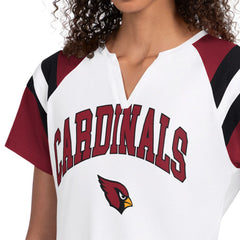 Arizona Cardinals Starter Women's Game On Notch Neck T-Shirt White - NFL