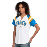 Los Angeles Chargers Starter Women's Game On Notch Neck T-Shirt White - NFL