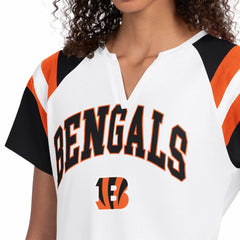 Cincinnati Bengals Starter Women's Game On Notch Neck T-Shirt White - NFL