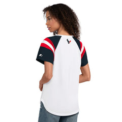 Houston Texans Starter Women's Game On Notch Neck T-Shirt White - NFL