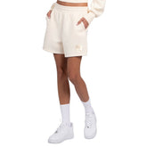 Las Vegas Raiders Starter Women's Travel Pastels Fleece Short Cream - NFL