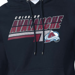 Colorado Avalanche - Starter Logo Push Fleece Hoodie Navy