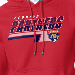 Florida Panthers - Starter Logo Push Fleece Hoodie Red