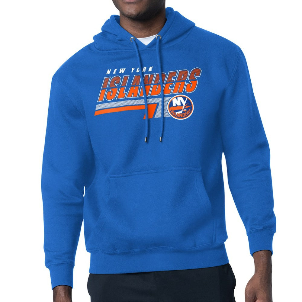 New York Islanders - Starter Logo Push Fleece Hoodie Royal