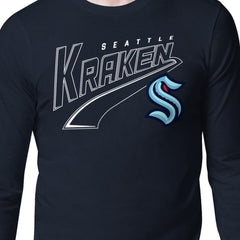 Seattle Kraken Starter Modern Tailsweep Long Sleeve T-Shirt Deep Sea Blue