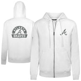 Atlanta Braves Levelwear Podium Chenille Logo Full-Zip Hoodie Online