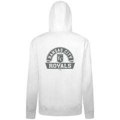 Kansas City Royals Levelwear Podium Chenille Logo Full-Zip Hoodie Lifestyle