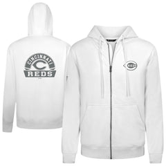 Cincinnati Reds Levelwear Podium Banner Arch Full-Zip Hoodie Sale