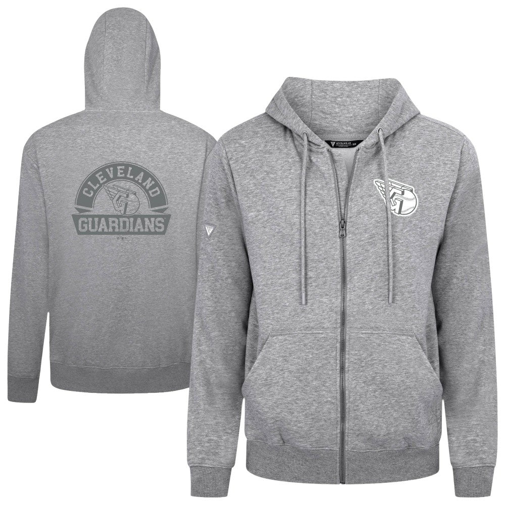 Cleveland Guardians Levelwear Podium Banner Arch Full-Zip Hoodie discount