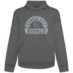 Kansas City Royals Levelwear Luxe Signature Banner Arch Tri-Blend Hoodie On Sale