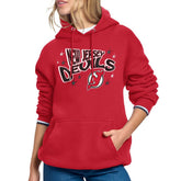 New Jersey Devils - Starter Women's Fireworks Fleece Hoodie Red