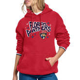 Florida Panthers - Starter Women's Fireworks Fleece Hoodie Red