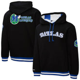 Mitchell & Ness - Dallas Mavericks Hardwood Classics Nights Playmaker Fleece Hoodie - Black