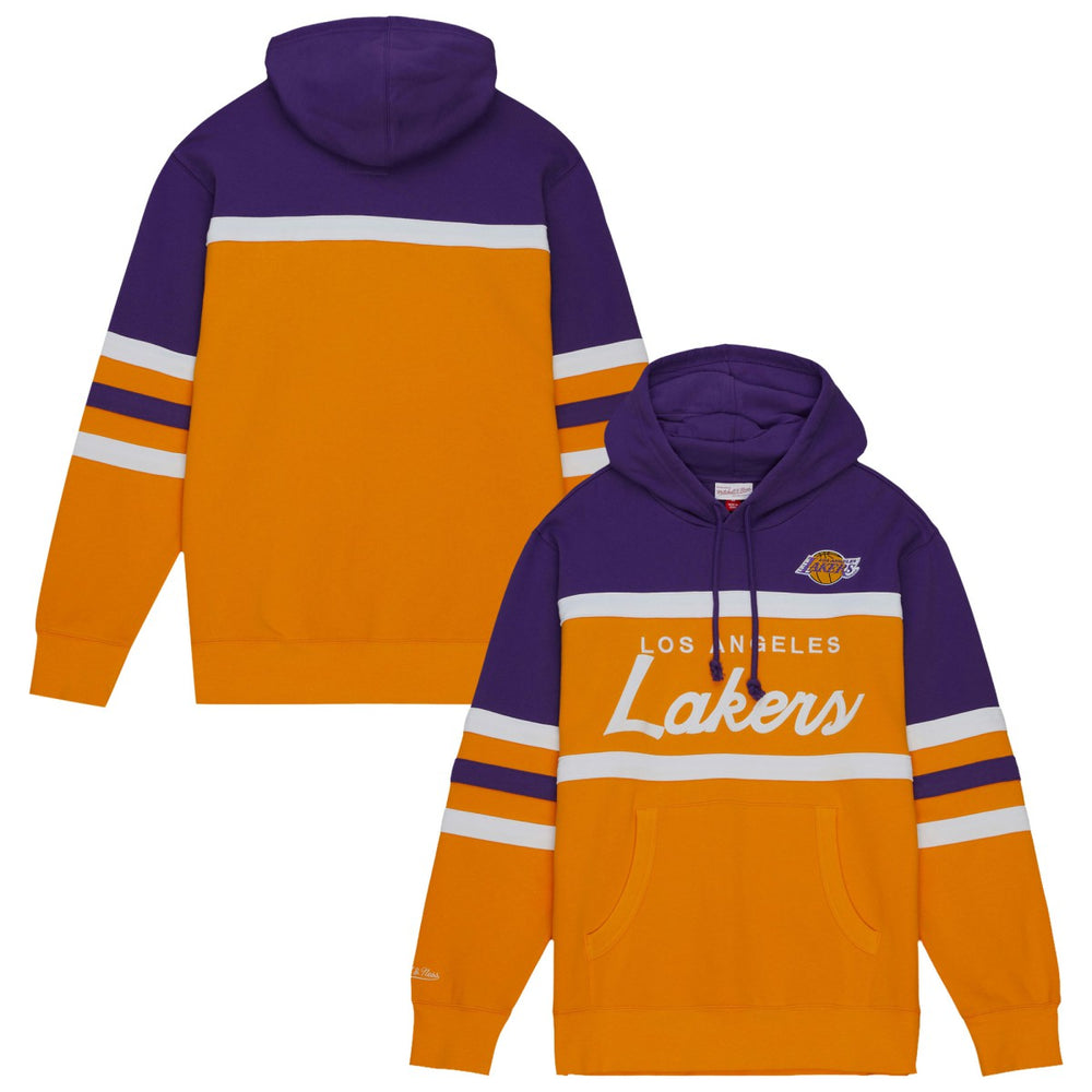 Mitchell & Ness - Los Angeles Lakers Head Coach Hoodie - Gold/Purple