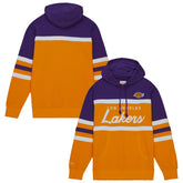 Mitchell & Ness - Los Angeles Lakers Head Coach Hoodie - Gold/Purple