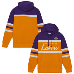 Mitchell & Ness - Los Angeles Lakers Head Coach Hoodie - Gold/Purple