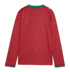 Puma Portugal National Team Youth 2026 Home Replica Long Sleeve Jerseys - Red