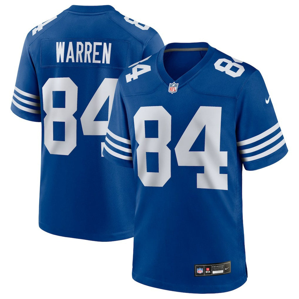 Tyler Warren Indianapolis Colts Alternate Game Jersey Royal - Nike