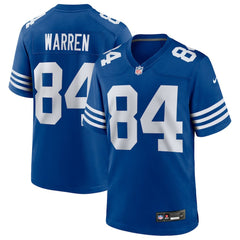 Tyler Warren Indianapolis Colts Alternate Game Jersey Royal - Nike