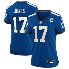 Daniel Jones Indianapolis Colts Women's Alternate 2 Indiana Nights Game Jersey Heather Royal - Nike