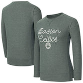 NBA - Boston Celtics Concepts Sport Women's Rigor Long Sleeve Jersey T-Shirt - Hunter Green