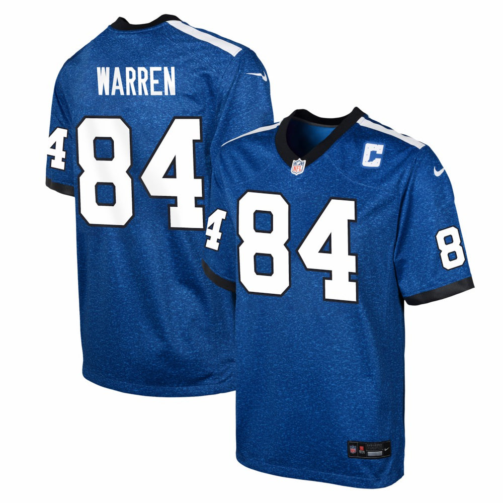 Tyler Warren Indianapolis Colts Youth Alternate 2 Game Jersey Royal - Nike