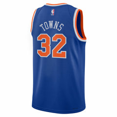 Nike - Karl-Anthony Towns New York Knicks Youth Swingman Jersey - Icon Edition - Blue