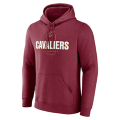 NBA - Cleveland Cavaliers Center Court Name & Number Custom Hoodie - Wine