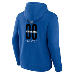 NBA - Orlando Magic Center Court Name & Number Custom Hoodie - Blue