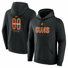 NBA - Phoenix Suns Center Court Name & Number Custom Hoodie - Black